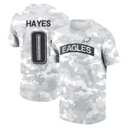 Men's Brandon Hayes Philadelphia Eagles Camo Arctic 2024 Salute to Service Performance T-Shirt