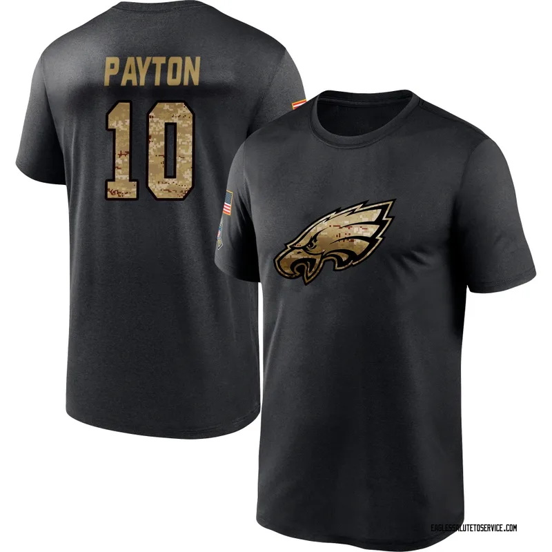 Men's Cole Payton Philadelphia Eagles Black 2020 Salute To Service Performance T-Shirt