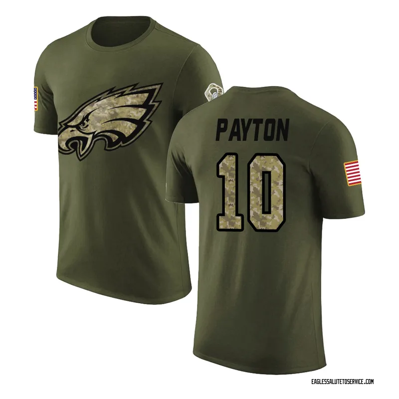 Men's Cole Payton Philadelphia Eagles Legend Olive Salute to Service T-Shirt