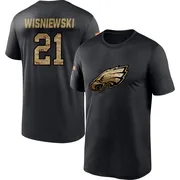 Men's Cole Wisniewski Philadelphia Eagles Black 2020 Salute To Service Performance T-Shirt