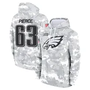 Men's Hollin Pierce Philadelphia Eagles Camo Arctic 2024 Salute to Service Club Fleece Pullover Hoodie