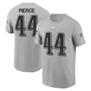 Men's Hollin Pierce Philadelphia Eagles Gray 2024 Salute to Service Name & Number T-Shirt