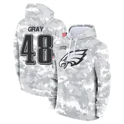 Men's J.T. Gray Philadelphia Eagles Camo Arctic 2024 Salute to Service Club Fleece Pullover Hoodie