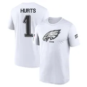 Men's Jalen Hurts Philadelphia Eagles Legend White 2024 Salute to Service Performance T-Shirt