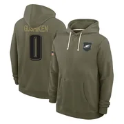 Men's Kapena Gushiken Philadelphia Eagles Olive 2025 Salute to Service Hoodie