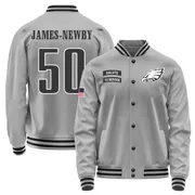 Men's Keyshawn James-Newby Philadelphia Eagles Gray Salute to Service Performance Jacket