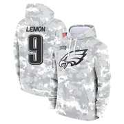 Men's Makai Lemon Philadelphia Eagles Camo Arctic 2024 Salute to Service Club Fleece Pullover Hoodie