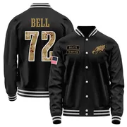 Men's Markel Bell Philadelphia Eagles Black Salute to Service Sideline Performance Jacket