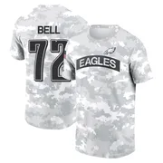 Men's Markel Bell Philadelphia Eagles Camo Arctic 2024 Salute to Service Performance T-Shirt