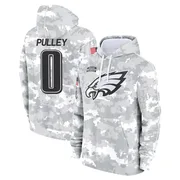 Men's Maximus Pulley Philadelphia Eagles Camo Arctic 2024 Salute to Service Club Fleece Pullover Hoodie