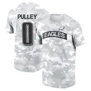 Men's Maximus Pulley Philadelphia Eagles Camo Arctic 2024 Salute to Service Performance T-Shirt
