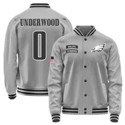 Men's Rocco Underwood Philadelphia Eagles Gray Salute to Service Performance Jacket