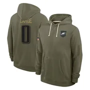 Men's Tucker Large Philadelphia Eagles Olive 2025 Salute to Service Hoodie