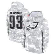 Men's Uar Bernard Philadelphia Eagles Camo Arctic 2024 Salute to Service Club Fleece Pullover Hoodie