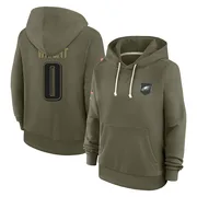 Women's Dae'Quan Wright Philadelphia Eagles Olive 2025 Salute to Service Hoodie
