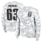 Women's Hollin Pierce Philadelphia Eagles Camo Arctic 2024 Salute to Service Long Sleeve T-Shirt