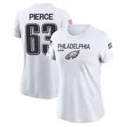Women's Hollin Pierce Philadelphia Eagles Legend White 2024 Salute to Service Performance T-Shirt