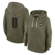 Women's Maximus Pulley Philadelphia Eagles Olive 2025 Salute to Service Hoodie