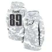 Women's Samori Toure Philadelphia Eagles Camo Arctic 2024 Salute to Service Club Fleece Pullover Hoodie