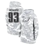 Women's Uar Bernard Philadelphia Eagles Camo Arctic 2024 Salute to Service Club Fleece Pullover Hoodie