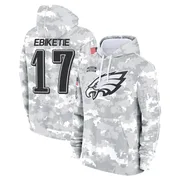 Youth Arnold Ebiketie Philadelphia Eagles Camo Arctic 2024 Salute to Service Club Fleece Pullover Hoodie