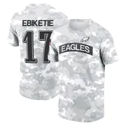 Youth Arnold Ebiketie Philadelphia Eagles Camo Arctic 2024 Salute to Service Performance T-Shirt