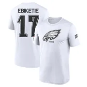 Youth Arnold Ebiketie Philadelphia Eagles Legend White 2024 Salute to Service Performance T-Shirt