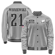 Youth Cole Wisniewski Philadelphia Eagles Gray Salute to Service Performance Jacket