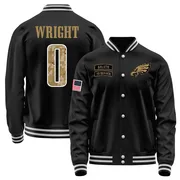 Youth Dae'Quan Wright Philadelphia Eagles Black Salute to Service Sideline Performance Jacket
