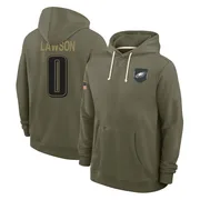 Youth Deontae Lawson Philadelphia Eagles Olive 2025 Salute to Service Hoodie