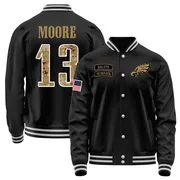 Youth Elijah Moore Philadelphia Eagles Black Salute to Service Sideline Performance Jacket