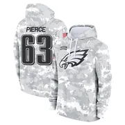 Youth Hollin Pierce Philadelphia Eagles Camo Arctic 2024 Salute to Service Club Fleece Pullover Hoodie