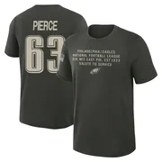 Youth Hollin Pierce Philadelphia Eagles Green Dark/ 2025 Salute to Service Sideline Slub T-Shirt