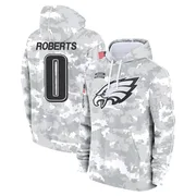 Youth Jaeden Roberts Philadelphia Eagles Camo Arctic 2024 Salute to Service Club Fleece Pullover Hoodie