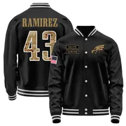 Youth Jose Ramirez Philadelphia Eagles Black Salute to Service Sideline Performance Jacket