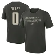 Youth Maximus Pulley Philadelphia Eagles Green Dark/ 2025 Salute to Service Sideline Slub T-Shirt