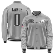 Youth Tucker Large Philadelphia Eagles Gray Salute to Service Performance Jacket